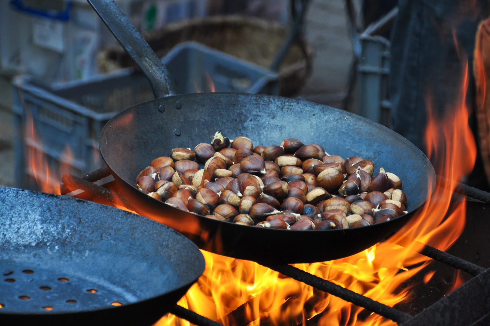 Poelée de chataignes - Ardèche